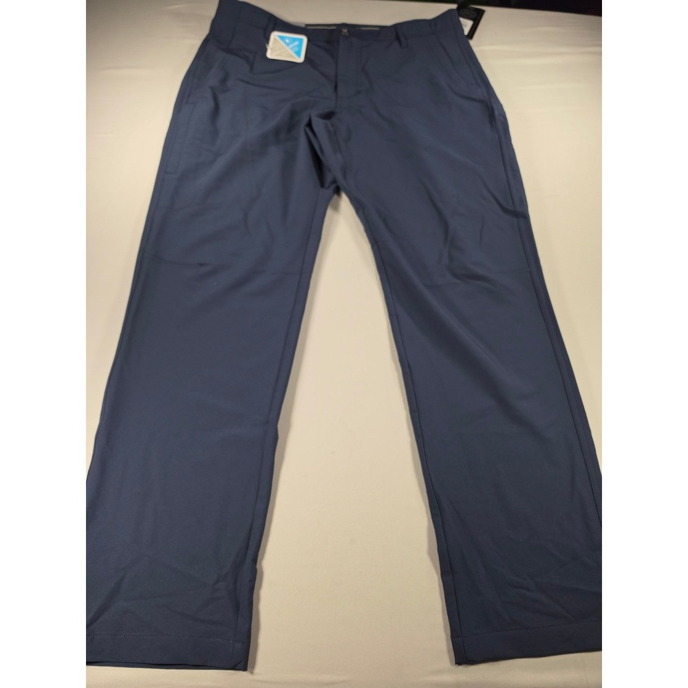 Hi-Tec Mens Performance Pants Mood Indigo Blue Stretch H703B055 38x32 NEW